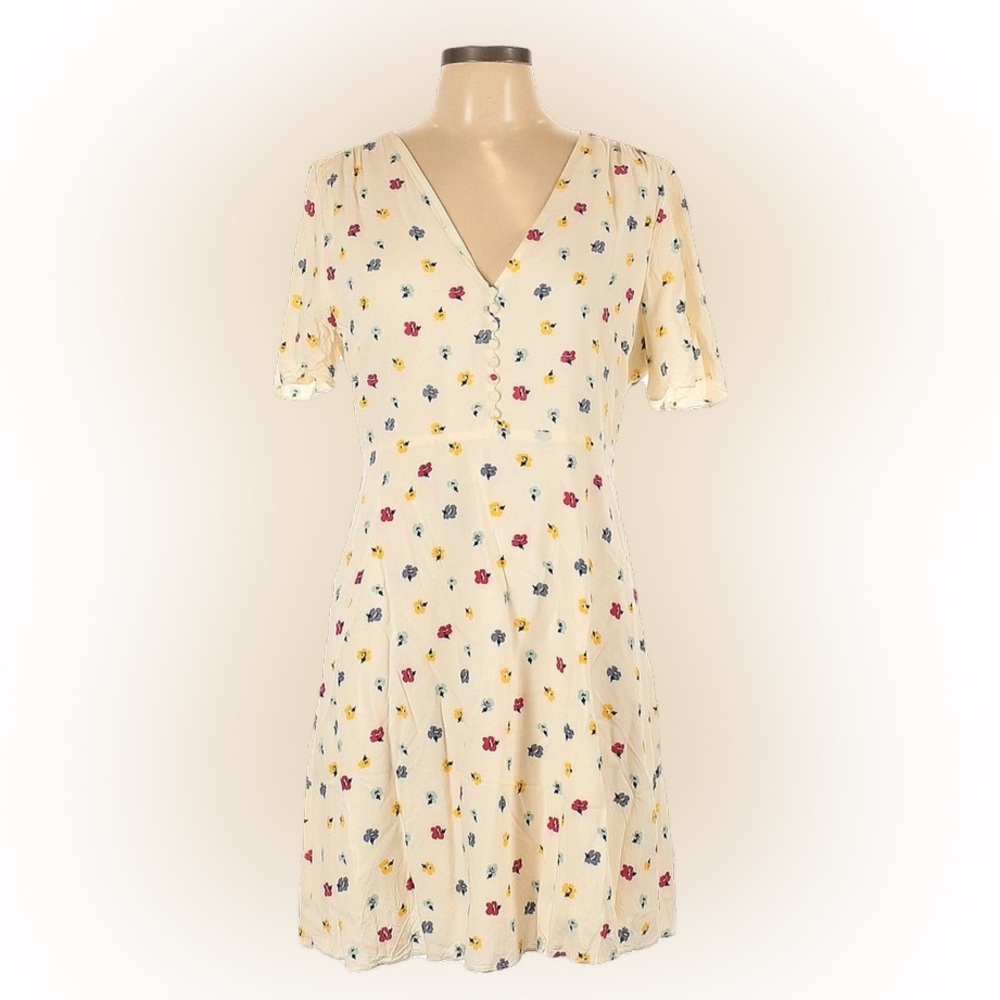 Floral Cream Dress
